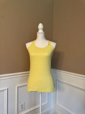 GAP Yellow Racerback Tank Top